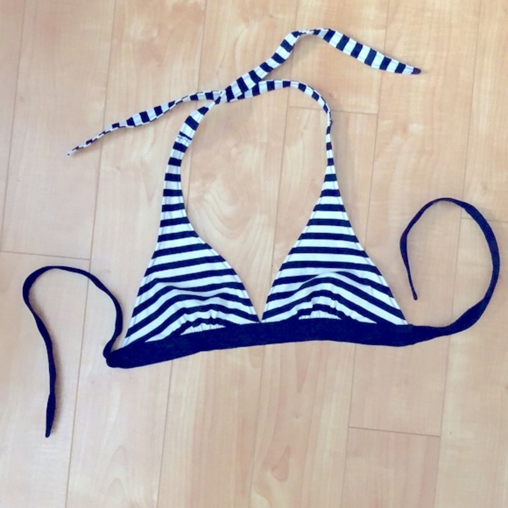 Striped top navy & white ⛵️